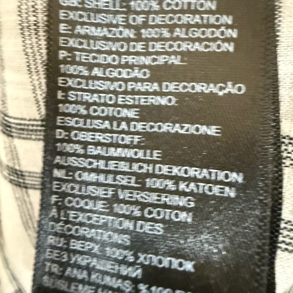 The North Face White and Black Checkered Shirt